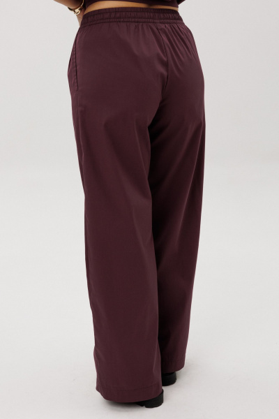 Блуза, брюки Ma Vie М-580б бордовый - фото 6