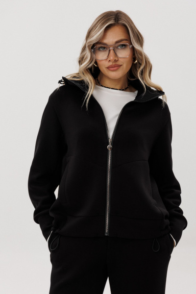 Брюки, джемпер Ma Vie М-706 черный - фото 7