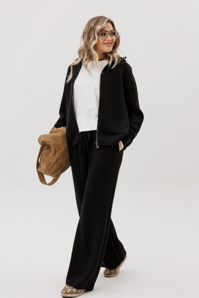 Брюки, джемпер Ma Vie М-706 черный - фото 4