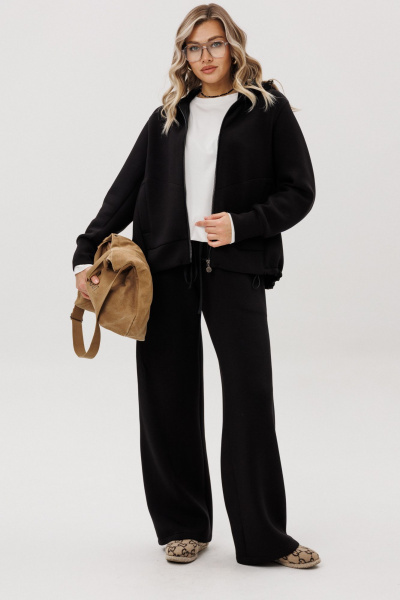 Брюки, джемпер Ma Vie М-706 черный - фото 1