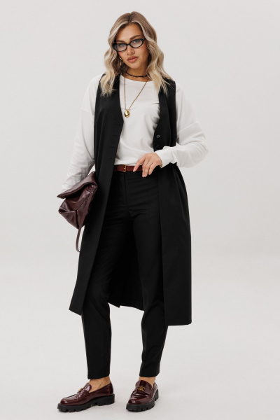Брюки, тренч Ma Vie М-707 черный - фото 2