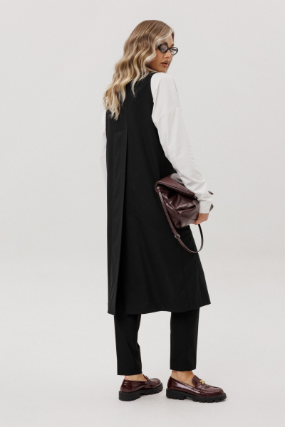 Брюки, тренч Ma Vie М-707 черный - фото 6