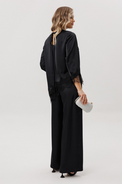 Блуза, брюки Ma Vie М-708 черный - фото 8