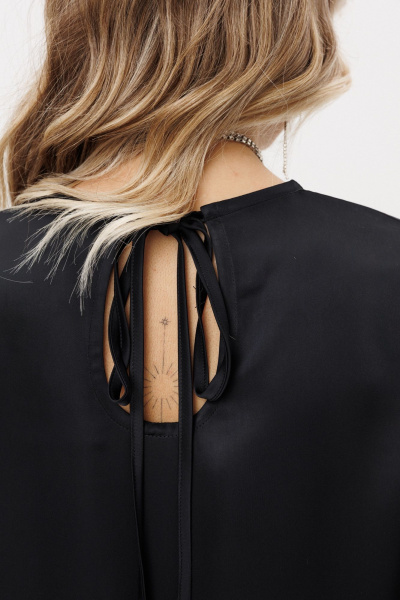 Блуза, брюки Ma Vie М-708 черный - фото 7