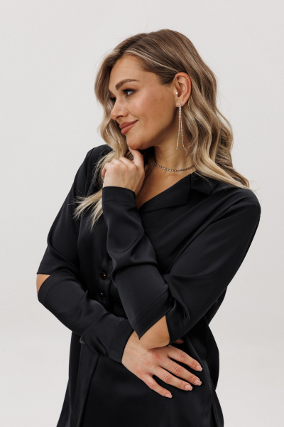 Блуза, брюки Ma Vie М-709 черный - фото 6