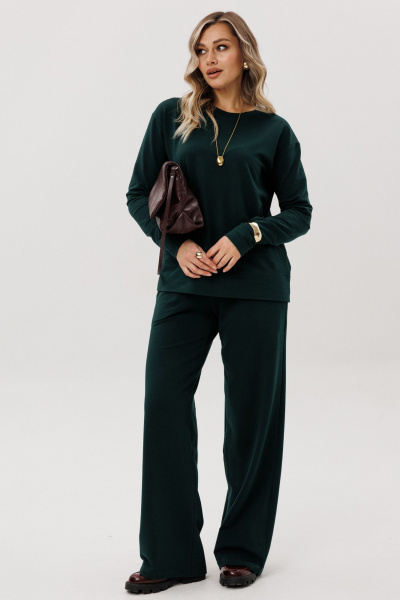 Брюки, джемпер Ma Vie 712 изумрудный - фото 6