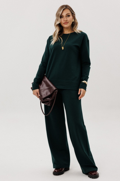 Брюки, джемпер Ma Vie 712 изумрудный - фото 5