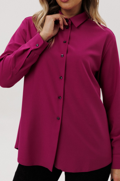 Рубашка Ma Vie М-715 фуксия - фото 5