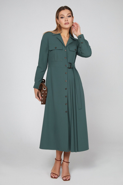 Платье Bazalini 5012 зеленый - фото 1