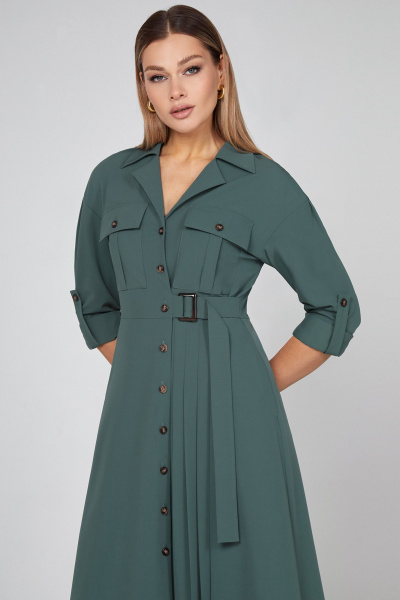 Платье Bazalini 5012 зеленый - фото 3