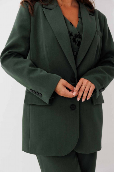 Брюки, жакет Mislana 1267/1 зеленый - фото 5