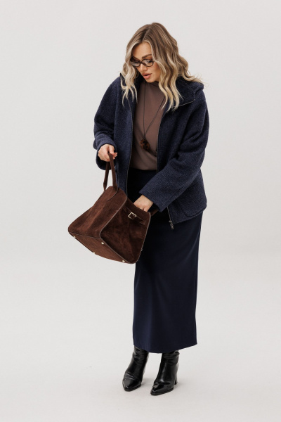 Куртка Ma Vie М-720 синий - фото 9