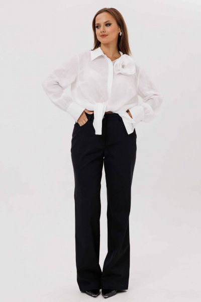 Блуза Mislana 1241 белый - фото 10