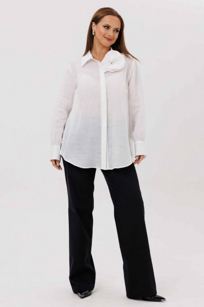 Блуза Mislana 1241 белый - фото 6
