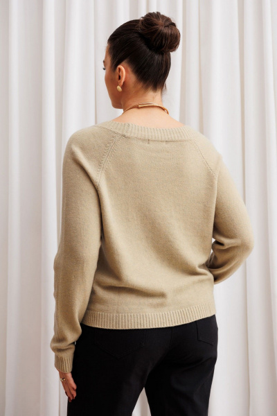 Джемпер Mislana т103 светлая_оливка - фото 4