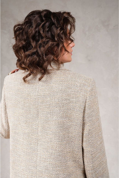 Жакет, юбка Erika 167 бежевый - фото 3