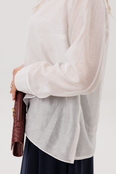 Рубашка Ma Vie М-723-1 белый - фото 4