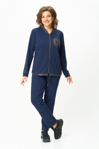 Блуза, брюки Bonna Image 455/1 синий - фото 11