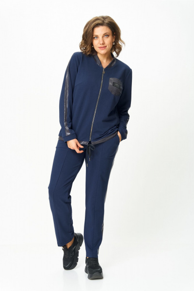 Блуза, брюки Bonna Image 455/1 синий - фото 10