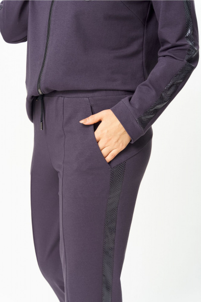 Блуза, брюки Bonna Image 455/2 серо-фиолетовый - фото 9
