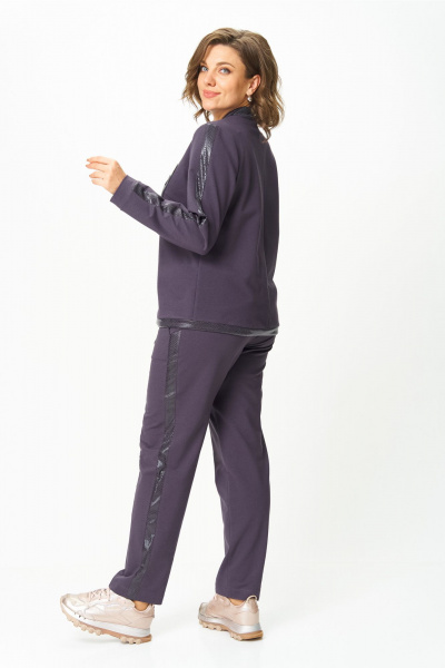 Блуза, брюки Bonna Image 455/2 серо-фиолетовый - фото 2