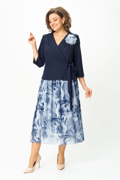 Платье Bonna Image 922/13 синий - фото 8