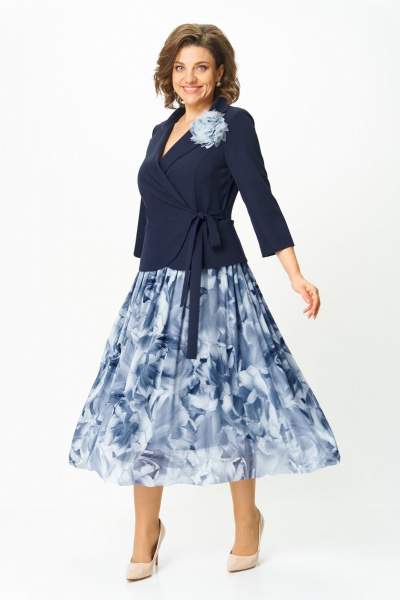 Платье Bonna Image 922/13 синий - фото 2