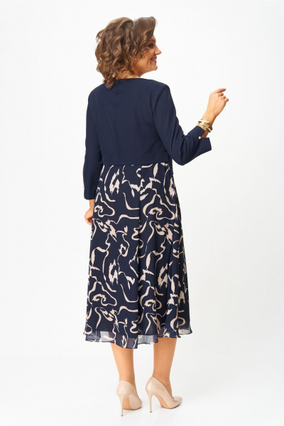 Платье Bonna Image 954-1/2 синий - фото 5