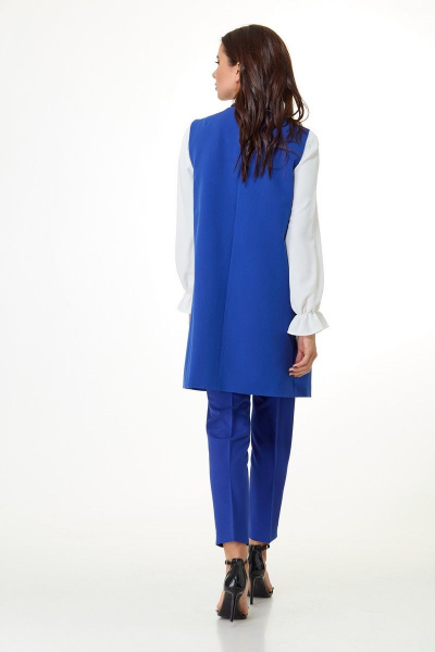 Летние классические брюки из хлопка с разрезами Anelli 228 висилек - фото 4