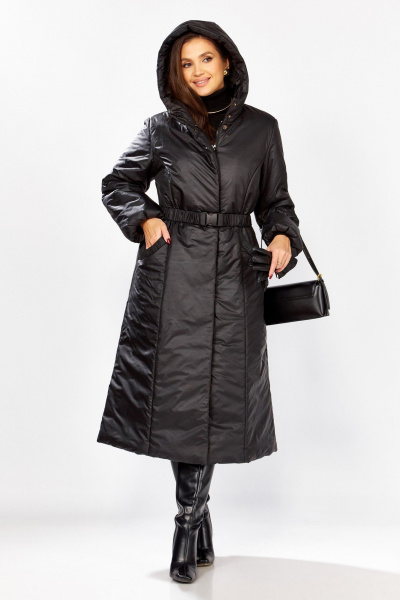 Пальто Lady Secret 8297 черный - фото 6