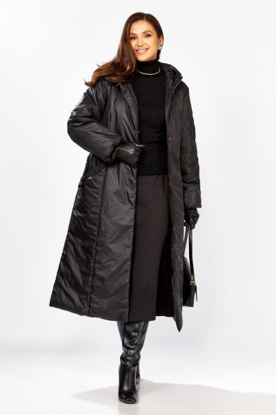 Пальто Lady Secret 8297 черный - фото 12