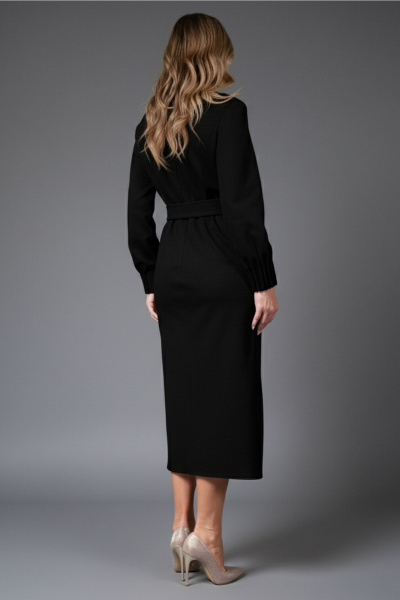 Платье Erika 7250-1 черный - фото 4