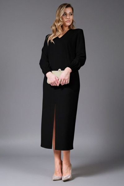 Платье Erika 7250-1 черный - фото 1