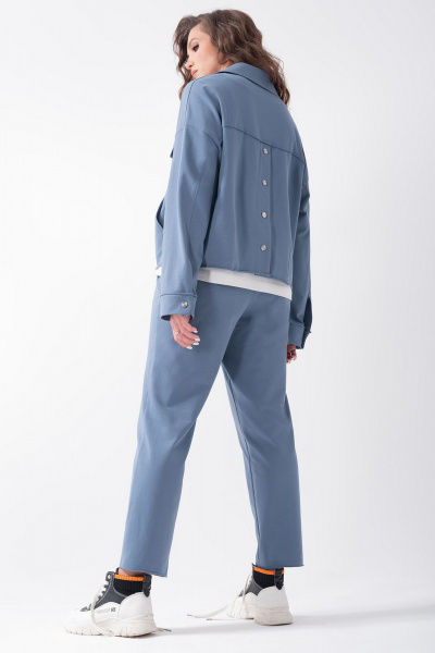 Брюки Erika С-162-1 синий - фото 3