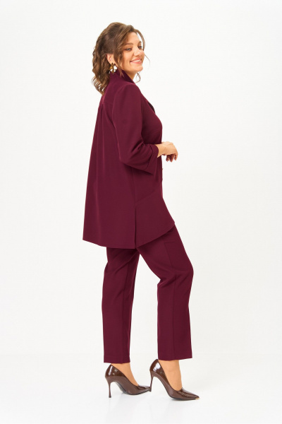 Брюки, туника Vilena 1110 винный - фото 10