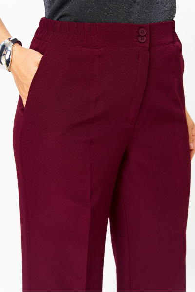 Брюки, жакет Vilena 1094 бургунди - фото 5