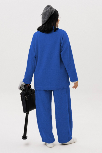 Брюки, жакет Anastasia 1299 васильковый - фото 2