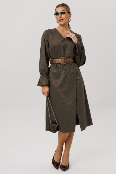 Платье Anelli 1745 золотые_струны - фото 1