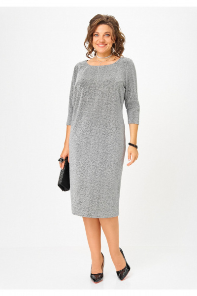 Платье Твой имидж 2294 серебро - фото 5