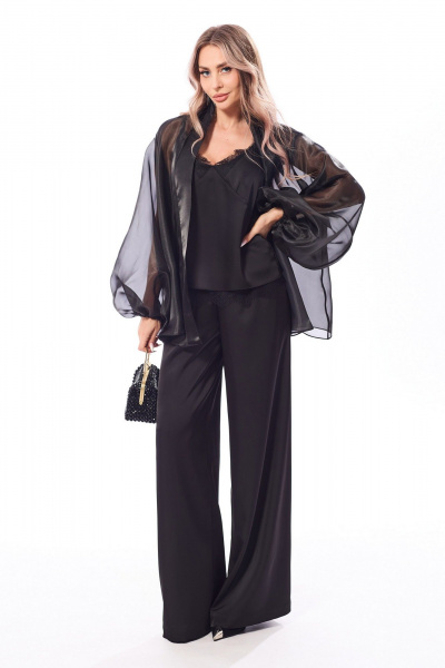 Блуза, пояс Golden Valley 2360 черный - фото 4