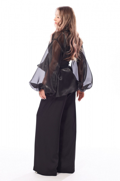 Блуза, пояс Golden Valley 2360 черный - фото 2