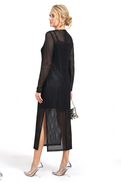 Платье Alani Collection 2481 черный - фото 6