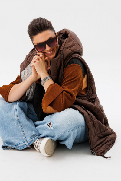 Рубашка Anelli 1748 оттенки_карамели - фото 9