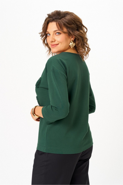 Джемпер Rumoda 2268 темно-зеленый - фото 9