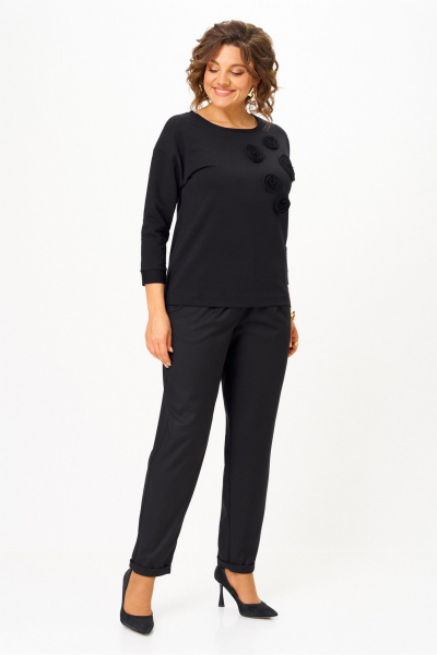 Джемпер Rumoda 2268 черный - фото 8