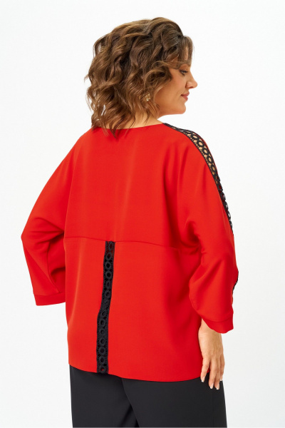 Блуза Rumoda 2274_дл. красный - фото 7