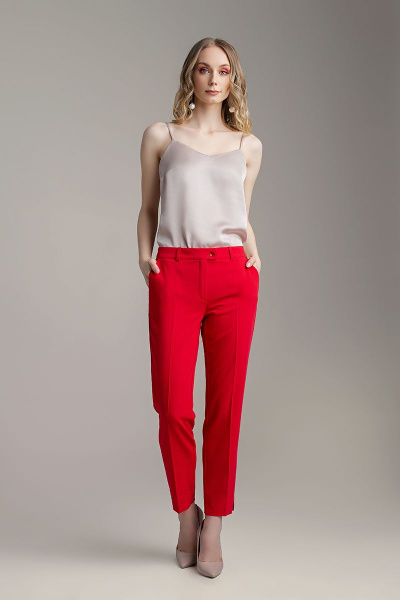 Брюки, жакет MARIKA 413 красный - фото 5