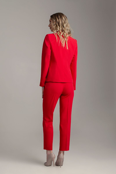 Брюки, жакет MARIKA 413 красный - фото 4