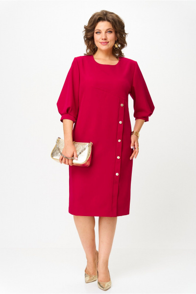 Платье БАГРЯНИЦА 3170 красный - фото 1