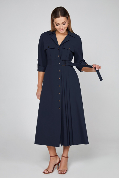 Платье Bazalini 5012 синий - фото 3
